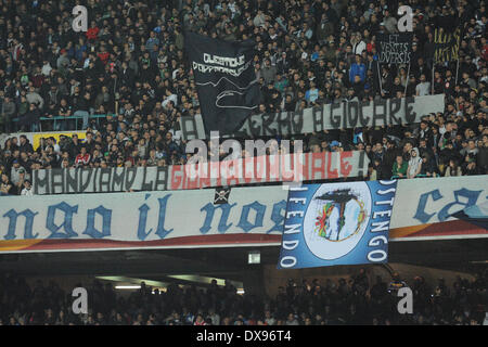 Neapel, Italien. 20. März 2014. während der UEFA Europa League Runde der 16 Rückspiel-Match zwischen SSC Napoli und FC Porto Fußball im Stadio San Paolo auf 8. Februar 2014 in Neapel, Italien. Bildnachweis: Franco Romano/NurPhoto/ZUMAPRESS.com/Alamy Live-Nachrichten Stockfoto