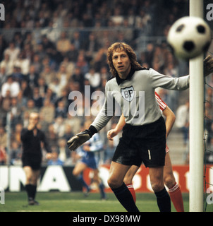 Fußball, Bundesliga, 1979/1980, Ruhrstadion, VfL Bochum vs. Hamburger SV 0:3, Szene des Spiels, Keeper Rudolf Kargus (HSV) Stockfoto