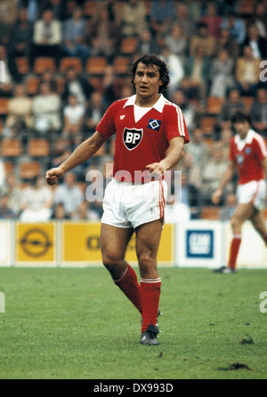 Fußball, Bundesliga, 1979/1980, Ruhrstadion, VfL Bochum vs. Hamburger SV 0:3, Szene des Spiels, Felix Magath (HSV) Stockfoto