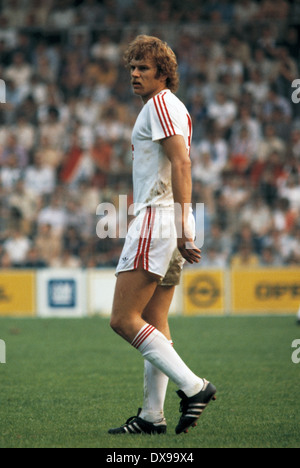 Fußball, Bundesliga, 1979/1980, Ruhrstadion, VfL Bochum gegen FC Bayern München 0:1, Szene des Spiels, Udo Horsmann (FCB) Stockfoto