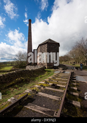 Middleton oben auf den hohen Peak Trail Derbyshire Peak district Stockfoto