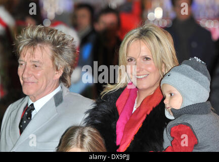 Rod Stewart und Penny Lancaster Hyde Park Winter Wonderland - Launch-Party. London, England - 22.11.12 mit: Rod Stewart ein Stockfoto