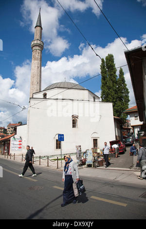 Alltag, Bascarsija, Sarajevo, Bosnien und Herzegowina, Europa Stockfoto