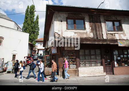 Alltag, Bascarsija, Sarajevo, Bosnien und Herzegowina, Europa Stockfoto