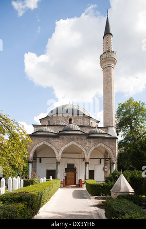 Alipasina Moschee, Bascarsija, Sarajevo, Bosnien und Herzegowina, Europa Stockfoto