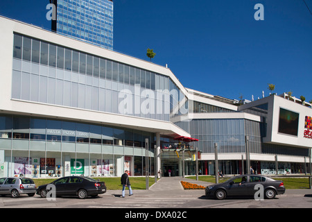 Einkaufszentrum, Zmaja Od Bosne Street, Sarajewo, Bosnien und Herzegowina, Europa Stockfoto