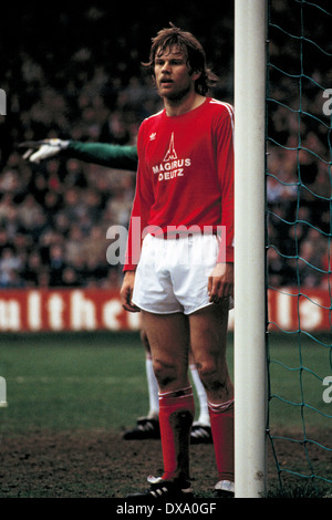 Fußball, Bundesliga, 1980/1981, Ruhrstadion, VfL Bochum gegen FC Bayern München 1:3, Szene des Spiels, Udo Horsmann (FCB) Stockfoto