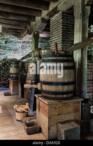George Washington Distillery, Mt Vernon, Virginia, USA Stockfoto