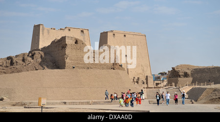 Edfu Tempel, Ägypten 081120 33139 Stockfoto