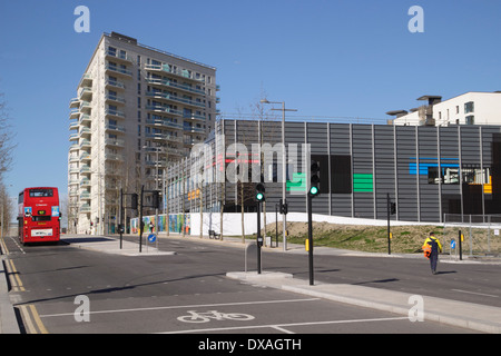 Neue Wohnungen East Village Olympic Park Stratford London Stockfoto