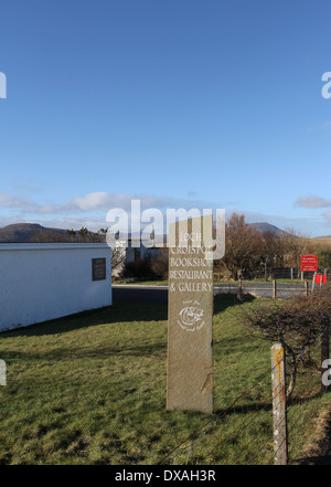 Loch Cosipol Buchhandlung und Restaurant Balnakeil Craft Village in der Nähe von Durness Schottland März 2014 Stockfoto