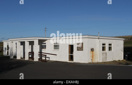 Die Außenseite des Loch cosipol Buchhandlung und Restaurant balnakeil Craft Village in der Nähe von Durness Schottland März 2014 Stockfoto