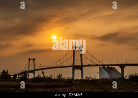 Brücke bei Stadt Da Nang, Vietnam Stockfoto