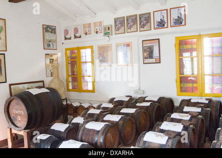 Balsamico-Essig Hersteller, Modena, Emilia Romagna, Italien Stockfoto