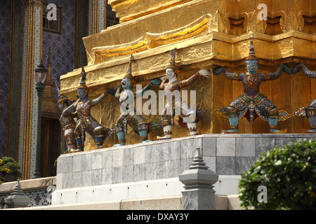 Wächter-Statue an der Grand Palace-Tempel in Bangkok, Thailand Stockfoto