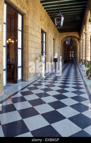 Galerie Palacio de Los Capitanes Generales Alt-Havanna-Kuba Stockfoto