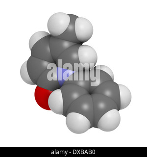 Pirfenidon Wirkstoffmolekül idiopathischer Lungenfibrose (IPF). IPF ist eine seltene Lungenerkrankung. Stockfoto