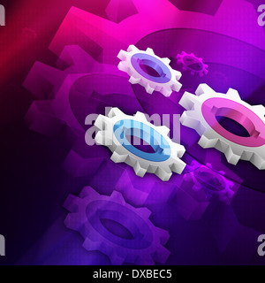 Abstrakte Gear Hintergrund - Bild Stockfoto