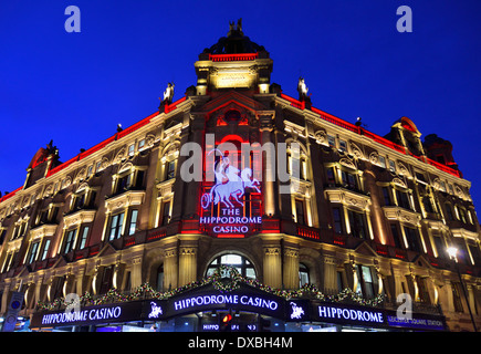 Hippodrome Casino, Cranbourne Street, Leicester Square, London WC2H, Vereinigtes Königreich Stockfoto