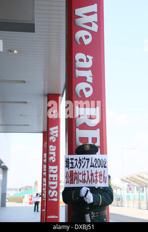 Saitama Stadium 2002, Saitama, Japan. 23. März 2014. Gesamtansicht, 23. März 2014 - Fußball /Soccer: 2014 J.LEAGUE Division 1 zwischen Urawa Red Diamonds 1-1 Shimizu S-Pulse im Saitama Stadium 2002, Saitama, Japan. Bildnachweis: YUTAKA/AFLO SPORT/Alamy Live-Nachrichten Stockfoto