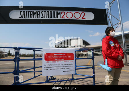 Saitama Stadium 2002, Saitama, Japan. 23. März 2014. Gesamtansicht, 23. März 2014 - Fußball /Soccer: 2014 J.LEAGUE Division 1 zwischen Urawa Red Diamonds 1-1 Shimizu S-Pulse im Saitama Stadium 2002, Saitama, Japan. Bildnachweis: YUTAKA/AFLO SPORT/Alamy Live-Nachrichten Stockfoto