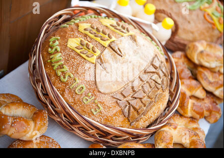 Volksfest der Welt Brot Stockfoto