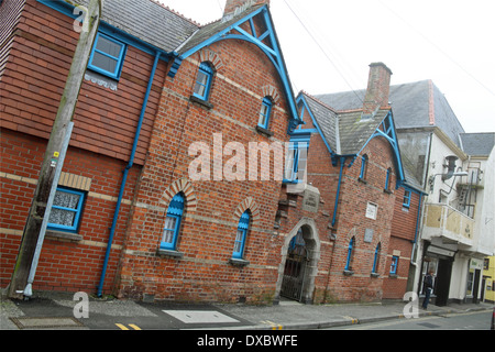 Armenhäuser, Middle Street, Padstow, Cornwall, England, Großbritannien, Vereinigtes Königreich, UK, Europa Stockfoto