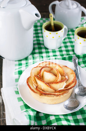 Mini-Apfelkuchen Stockfoto