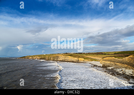 Dorf von Southerndown und Dunraven Bay auf Glamorgan Heritage Coast, Glamorgan, Wales, UK Stockfoto