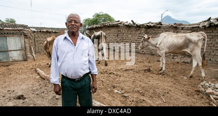 Afro-peruanischen Männer von yapatera Dorf. piura, Peru. Stockfoto