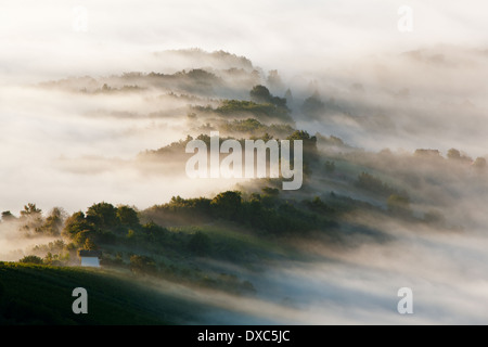 Hill-Spalte, Plesivica Hügel, Kroatien Stockfoto