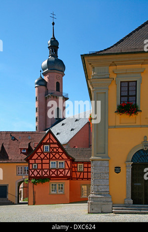 Marktplatz, Eibelstadt Stockfoto