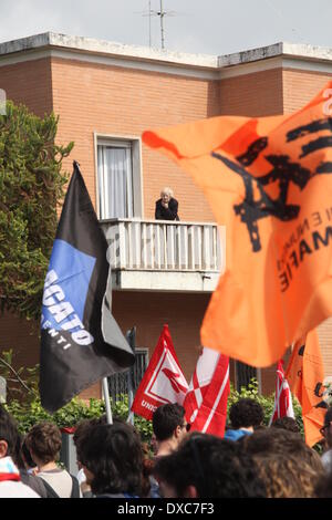 Latina, Italien. 22. März 2014.  Libera Day von Erinnerung und Verpflichtung zum Gedenken an alle Opfer der Mafia, Latina, Italien. © Gari Wyn Williams / Alamy Live News Stockfoto