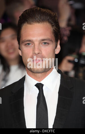 Sebastian Stan Ankunft in Captain America: The Winter Soldier UK Premiere, Westfield, London. 20/03/2014/Picture alliance Stockfoto