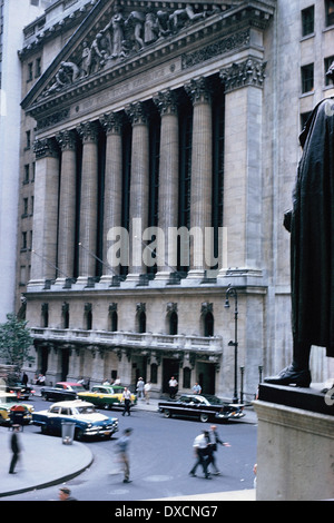 New Yorker Börse, 1958 Stockfoto