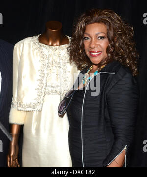 "Komm sehen über mich: The Mary Wilson Supremes Collection" Sonderausstellung statt in The African American Museum Philadelphia, Pe Stockfoto