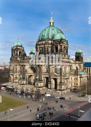 Der reich verzierten alten Berliner Dom in der Innenstadt von Berlin Deutschland Stockfoto