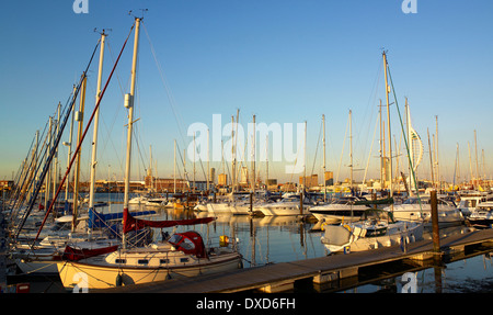 Boote im Hafen Stockfoto