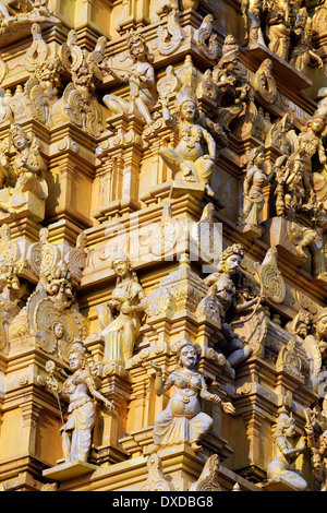 Hindu Kovil Tempel Detail in Jaffna, Sri Lanka Stockfoto