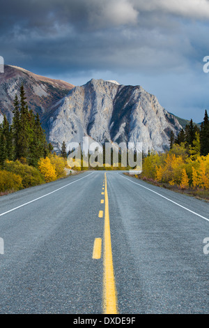 die Straße nach Skagway, South Klondike Highway, Yukon Territorien, Kanada Stockfoto