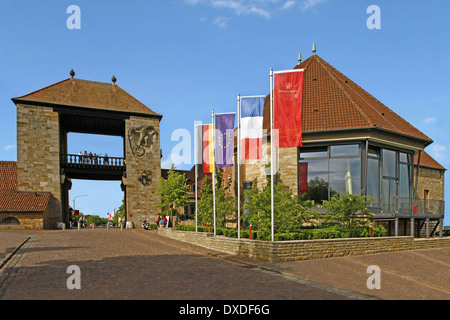 Deutscher Wein Tor, Schweigen-Rechtenbach Stockfoto