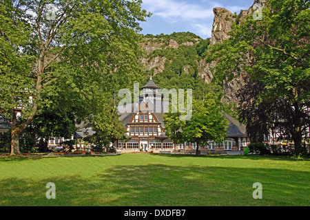 Kurpark, Bad Münster am Stein Stockfoto