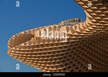 Plaza De La Encarnación, Metropol Parasol Sevilla, Region von Andalusien, Spanien, Europa Stockfoto