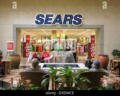 Sears speichern Eingang, WestShore Plaza Tampa, FL, USA Stockfoto