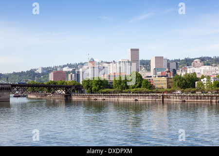 Skyline von Portland, Oregon Stockfoto