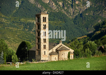 Im zwölften Jahrhundert Lombard Katalanisch Romanesque Kirche von Saint Climent (Clemens) in Taull, Vall de Boi, Stockfoto