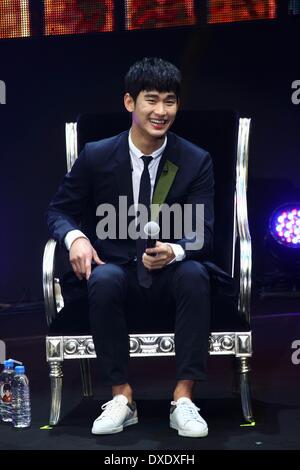 Taipei, China. 21. März 2014. Südkoreanischer Schauspieler Kim Soo Hyun-Fans in Taipei, China auf Freitag, 21. März 2014 trifft. © TopPhoto/Alamy Live-Nachrichten Stockfoto