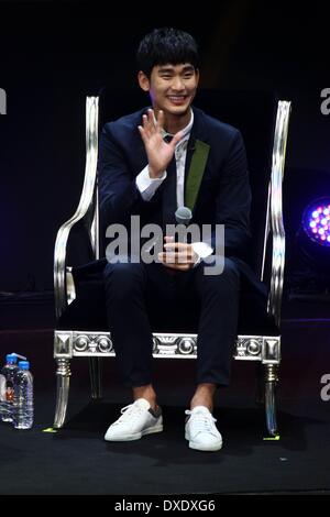 Taipei, China. 21. März 2014. Südkoreanischer Schauspieler Kim Soo Hyun-Fans in Taipei, China auf Freitag, 21. März 2014 trifft. © TopPhoto/Alamy Live-Nachrichten Stockfoto