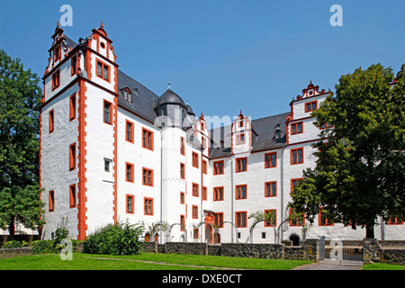 Palast, erbaut seit 1607, Hadamar, Kreis Limburg-Weilburg, Hessen, Deutschland Stockfoto