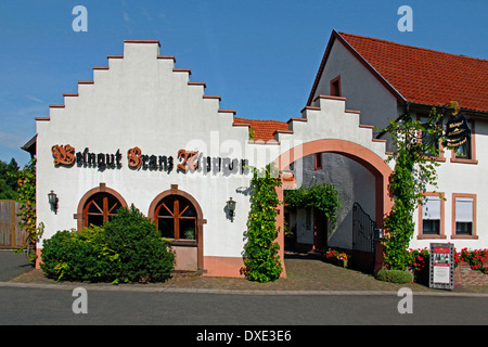 Weingut Franz Nippgen, Neuleiningen, Landkreis Bad Dürkheim, Rheinland-Pfalz, Deutschland / Bad Dürkheim Stockfoto
